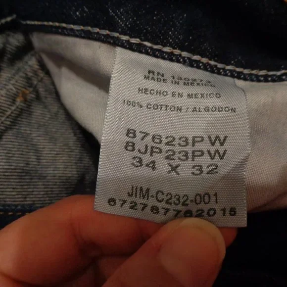 RUSTLER Men's Jeans Size 34 x 32 Regular Fit Straight Leg X-TRA Rugged - Picture 10 of 10